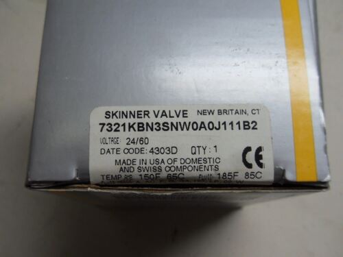 Nib Parker 7321Kbn3Snw0A0J111B2 Skinner Valve