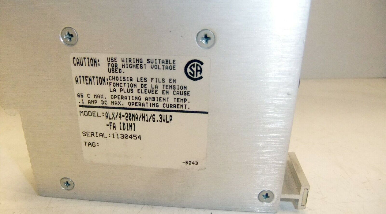 Moore Current Alarm ALX/4-20MA/H1/6.3VLP-FA
