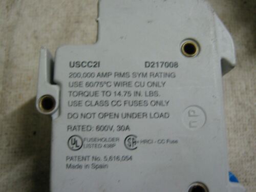 2 Ferraz Shawmut USC-C2I FUSE HOLDERS