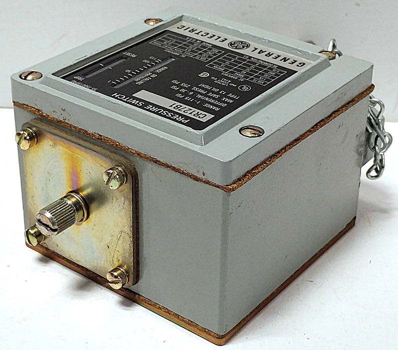 GE CR127B1 120-600 V 1-115 psi Pressure Switch in NEMA 13 Enclosure