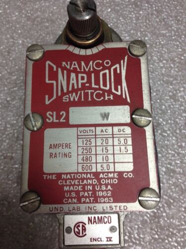 Namco SL2W Snap-Lock Switch