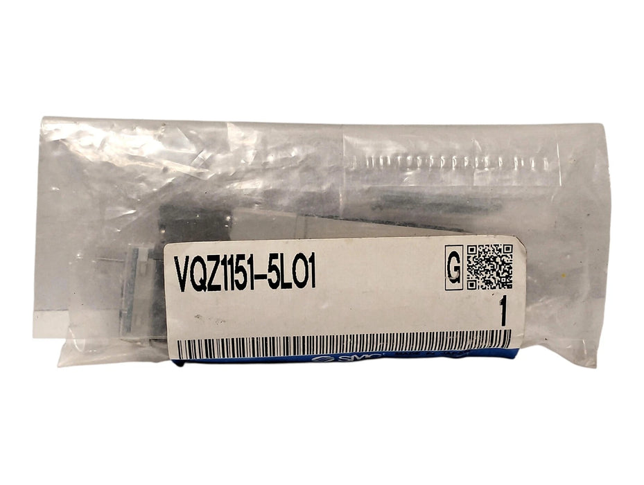 SMC VQZ1151-5LO1 Solenoid Valve w/ 24 V DC Coil but No Subplate