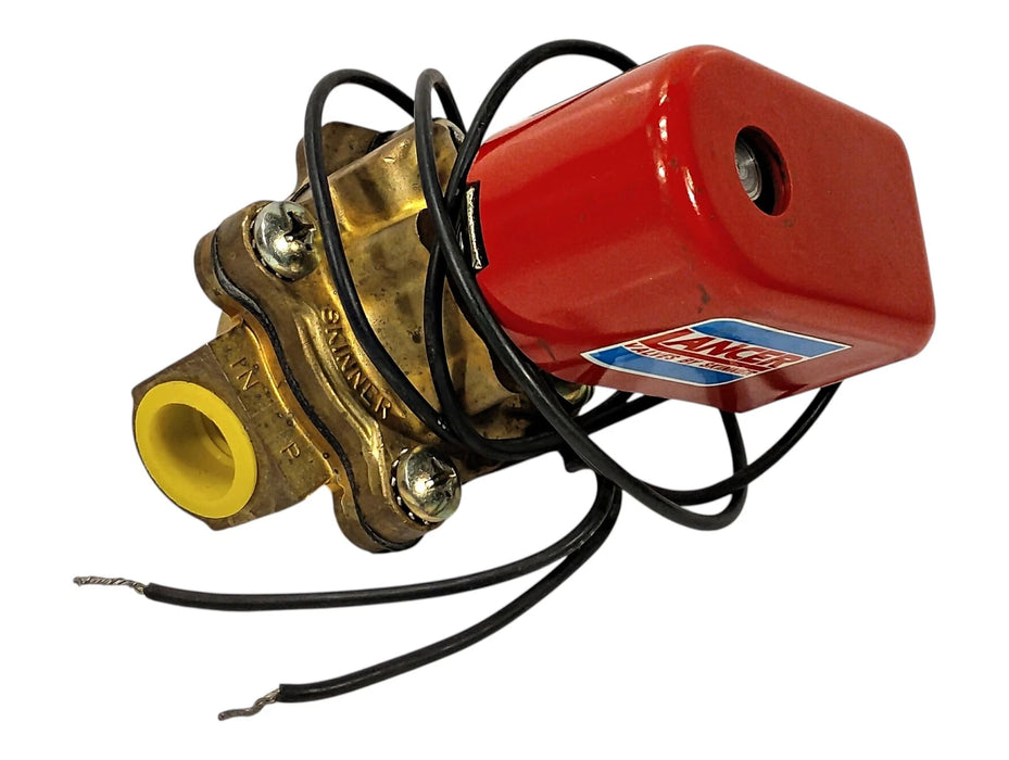 Lancer 0-100 psi Solenoid Valve w/ 110/120 V AC Coil and 1/2 in Port