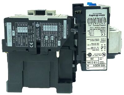 Allen-Bradley 100-A09ND3 Contactor w/ 193-A2D1 Overload Relay & 110/120 V Coil