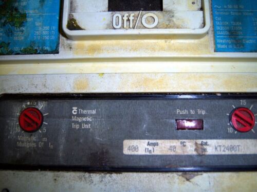 1 WESTINGHOUSE CIRCUIT BREAKER P/N KD2400F