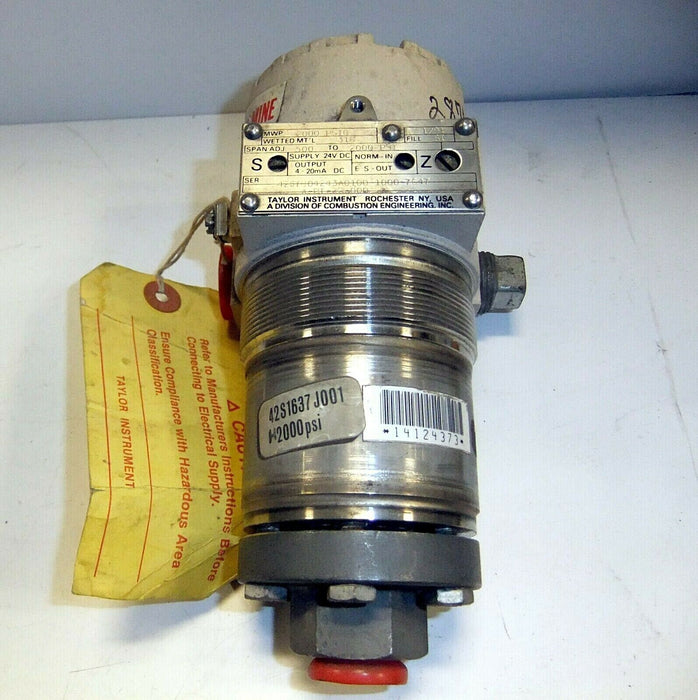Taylor Instruments Pressure Transmitter MWP 2000 PSIG 42S1637 J001