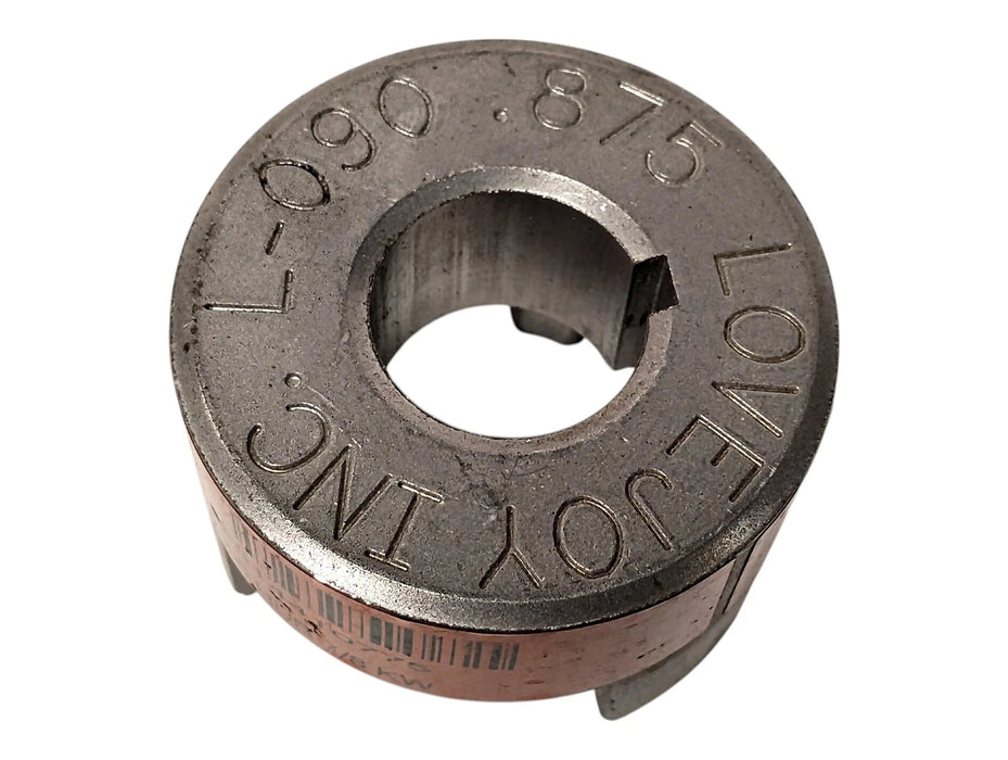 Lovejoy L-090 3 Pc Jaw Flexible Coupling 0.875 in X 0.875 in w/ 3/16 in Keyway