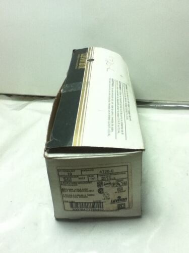 LOT OF 10 LEVITON 4720-C CONNECTORS