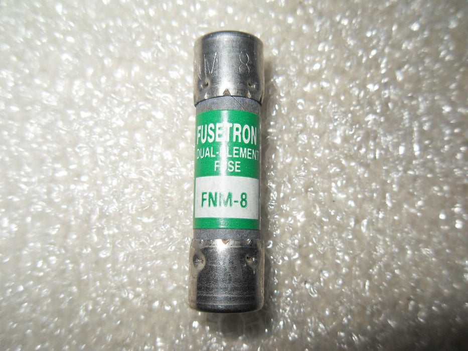 9 Bussmann Fusetron FNM-8 250VAC Dual Element Fuses