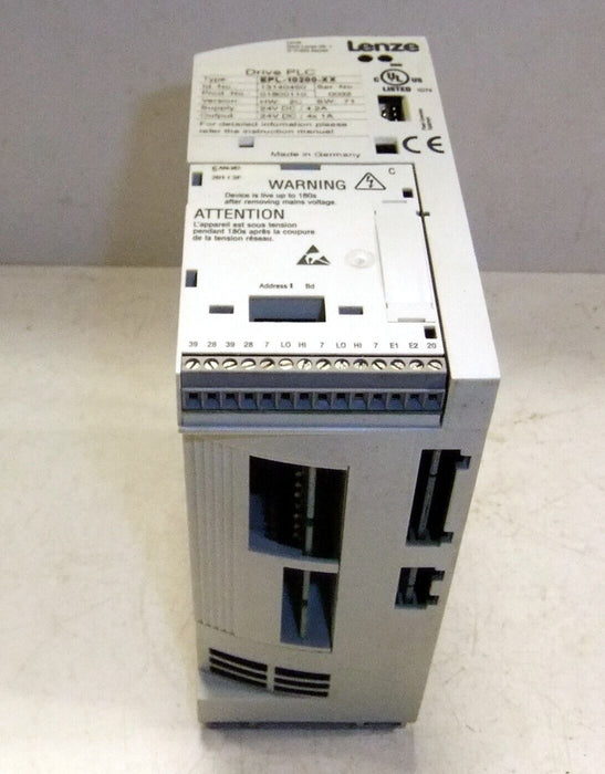 Lenze Americas EPL-10200-XX Drive PLC with Extension Board EPZ-10202
