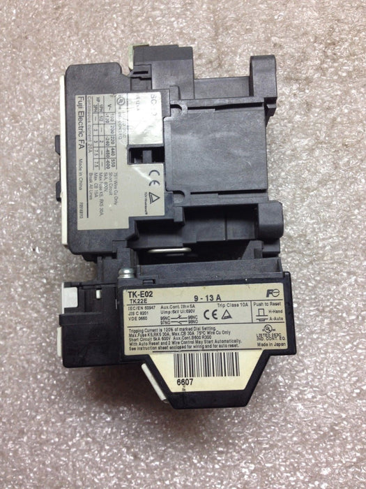 Fuji SC-E03 CONTACTOR WITH TK-E02 RELAY
