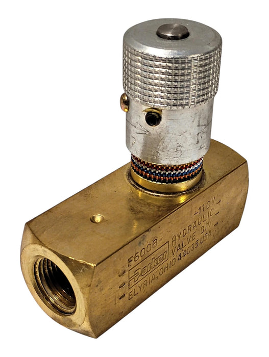 Parker F600B COLORFLOW 2000 psi 3/8 in 8 GPM Manual Hydraulic Flow Control Valve