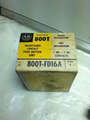 Allen-Bradley 800T-FD16A SERIES A PUSHBUTTON UNIT