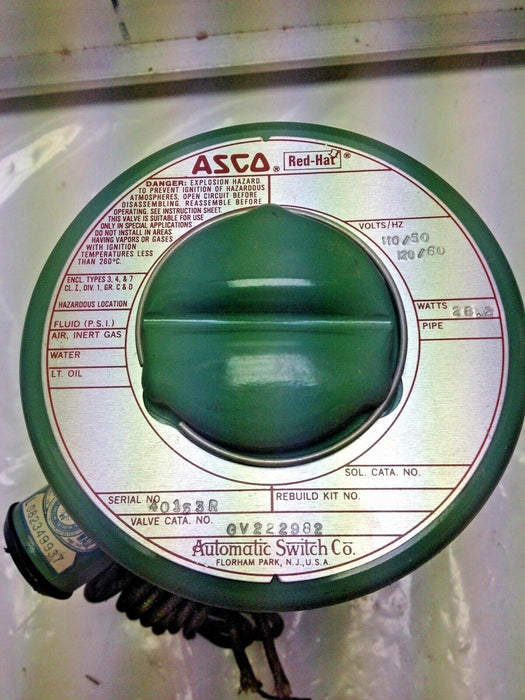 ASCO GV222982 Valve