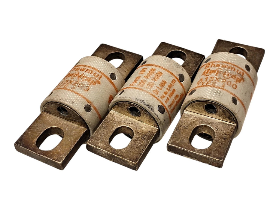 Shawmut A13X200 A13X200-4 130 V 200 A Current-Limiting Very Fast-Acting Fuses