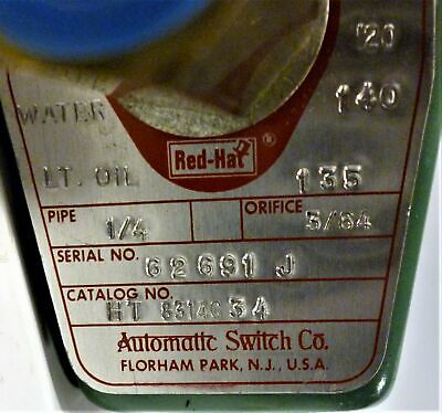ASCO HT-8314C-34 Solenoid Valve