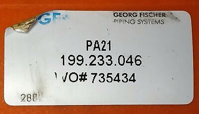 Georg Fischer Signet 198150149 PA21 Pneumatic Actuator Valve w/ Stroke Limiter