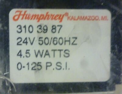 Humphrey M310-39-87 Solenoid valve