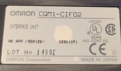 Omron CQM1-CIF02 9-pin D-SUB PLC Communication Cable