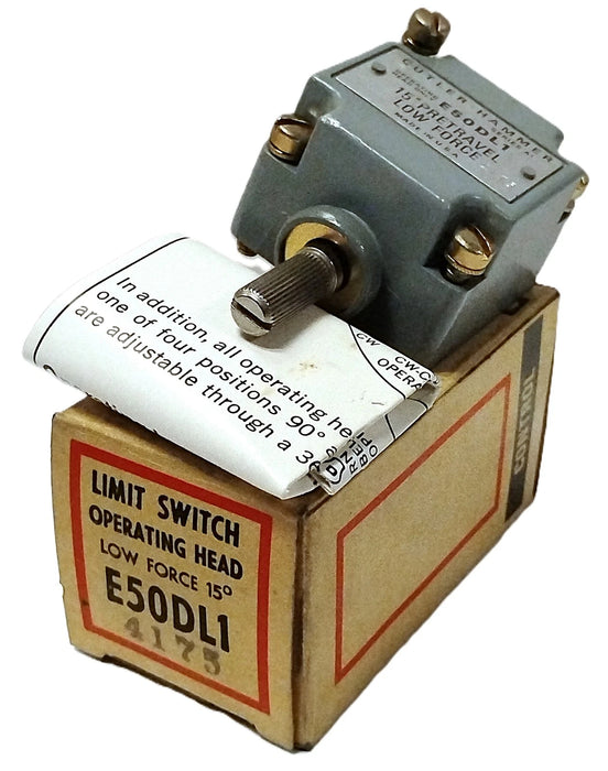 Cutler-Hammer E50DL1 Rotary Gear Limit Switch Operating Head Only
