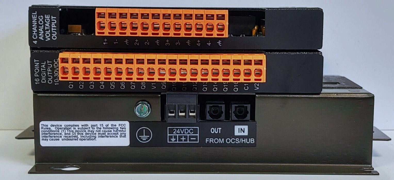 Horner Automation IC300DAC101B PLC I/O Module w/ Power Supply IC300FOX104C