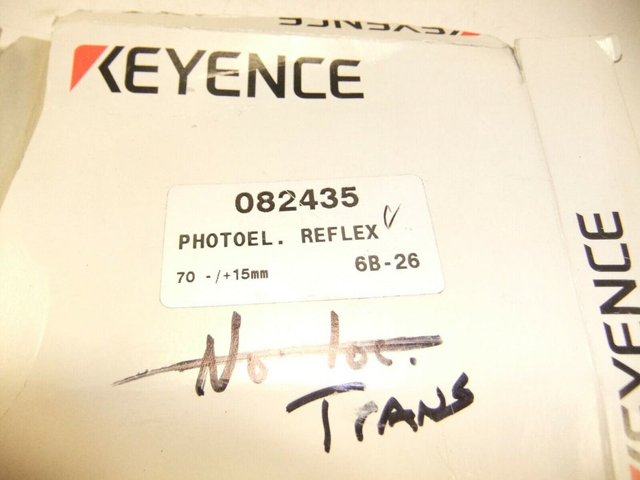 Keyence Photoelectric Sensor Laser LV-H37