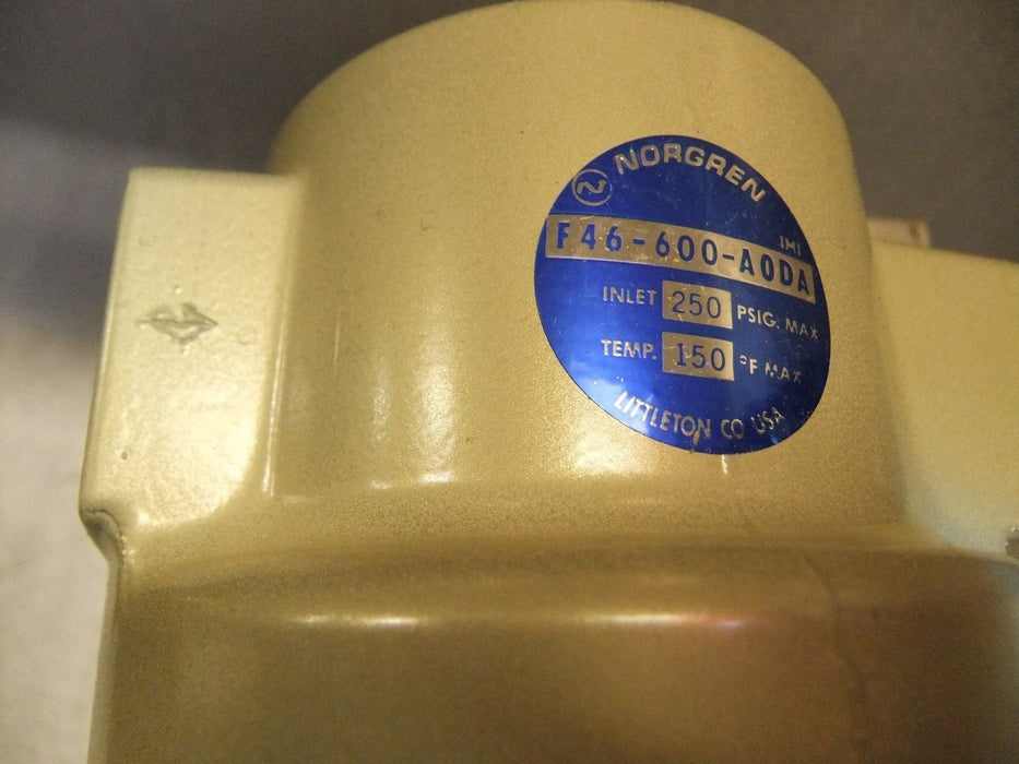 Norgren F46-600-A0DA Filter 3/4" Oil Removal