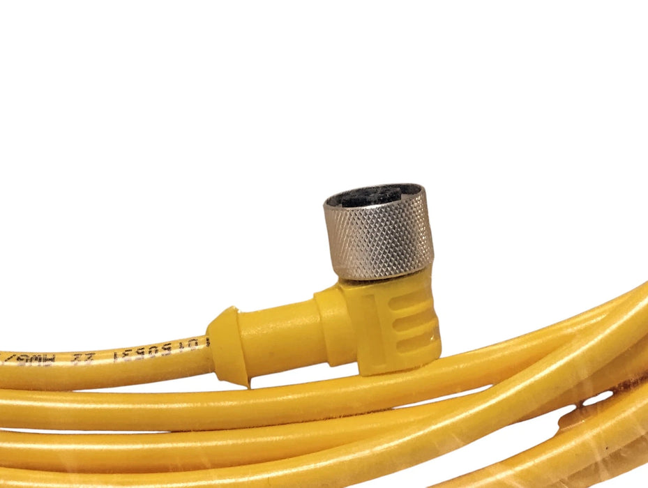 Turck WKB3T-5 3-Wire Cable w/ 1/2 in Micro Fast Connector