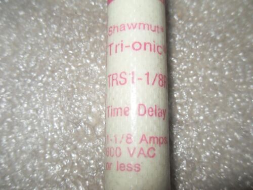 8 Gould Shawmut Tri-Onic TRS1-1/8R 600VAC Fuses