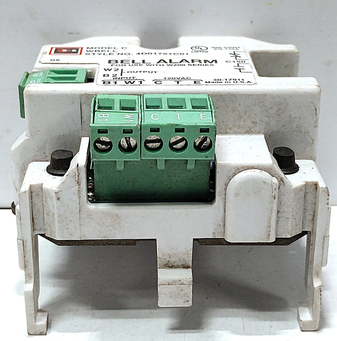 Cutler-Hammer 4D01751C01 Model C 120 V AC Bell Alarm for use with W200 Series