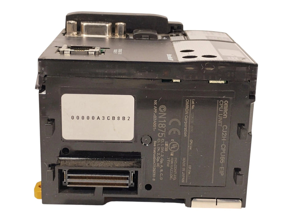 Omron CJ2H-CPU65-EIP PLC CPU Unit w/ Ethernet Port and 32K Word Memory