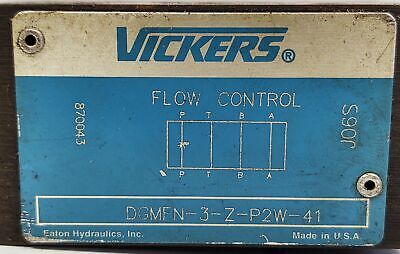 Vickers DGMFN-3-Z-P2W-41 Hydraulic Flow Control Valve