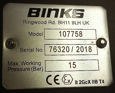 Binks 107758 Valve for Paint Sprayer