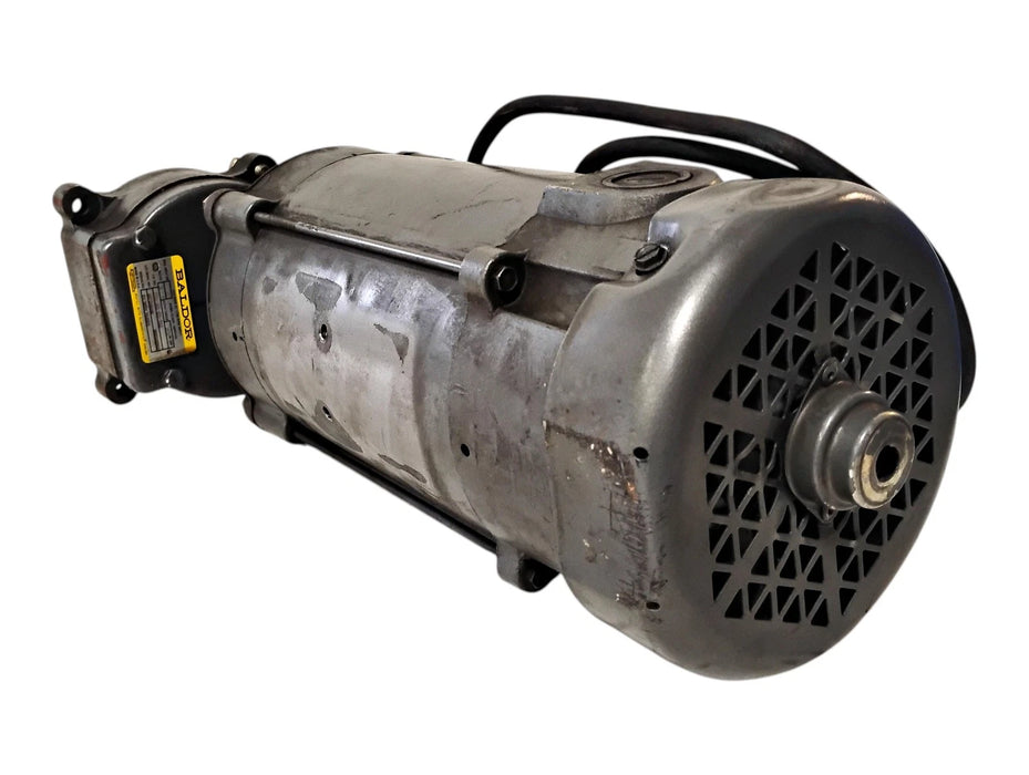 Baldor CDP3440 90 V 3/4 HP 1750 RPM DC Motor w/ FX1-03-B5-56C 3:1 Reducer