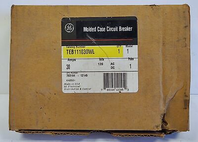 GE TEB111030WL 30 A 120 V Molded Case Circuit Breaker