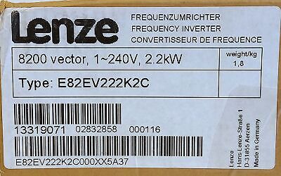 Lenze E82EV222K-2C Frequency Inverter Drive