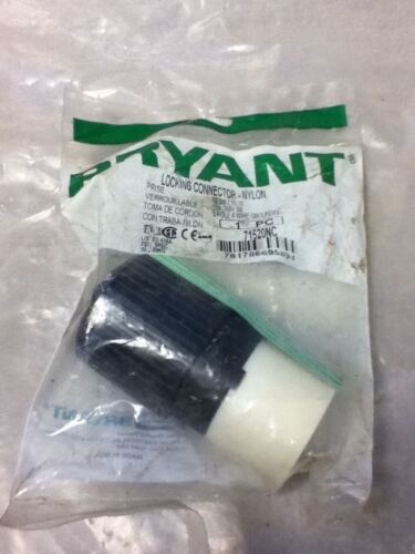 BRYANT 71520NC 20 A 250 V AC NEMA L15-20 HEAVY DUTY LOCKING BLADE CONNECTOR