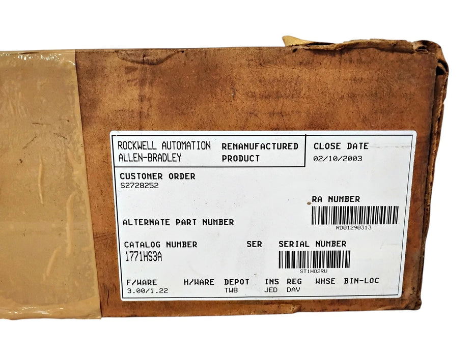 Allen-Bradley 1771-HS3A IMC123 3 Axis Servo Controller
