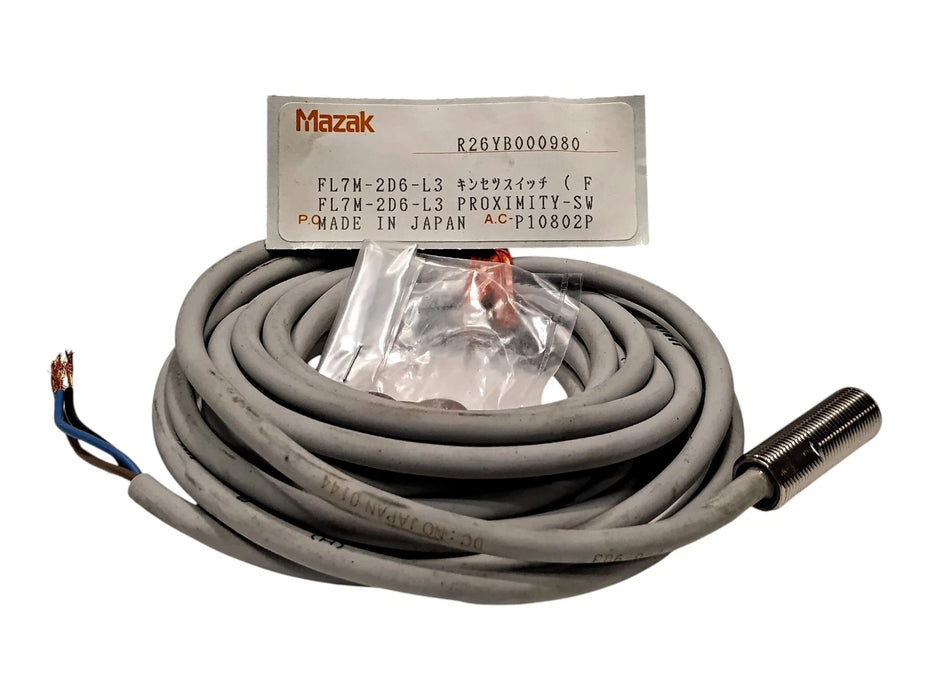 Mazak FL7M-2D6-L3 R26YB000980 10-30 V DC Shielded Inductive Proximity Sensor