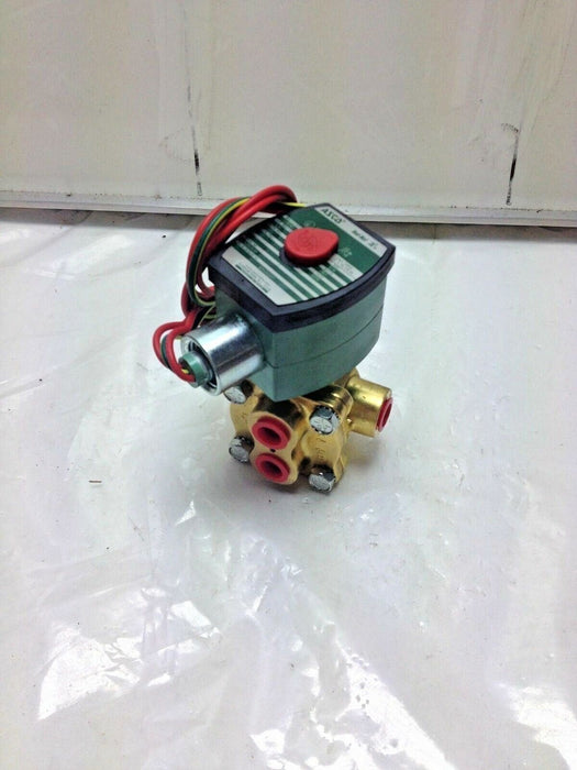ASCO Power Technologies 8342G001 1/4 BRS SOL VLV 4WAY 120/60 ASCO