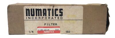 Numatics F10B-02JM Pneumatic Filter 1/4 inch 150 PSI
