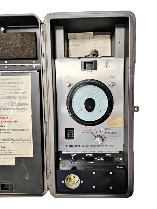 Honeywell A7001A 120 V AC 75 VA Combustion Efficiency Analyzer