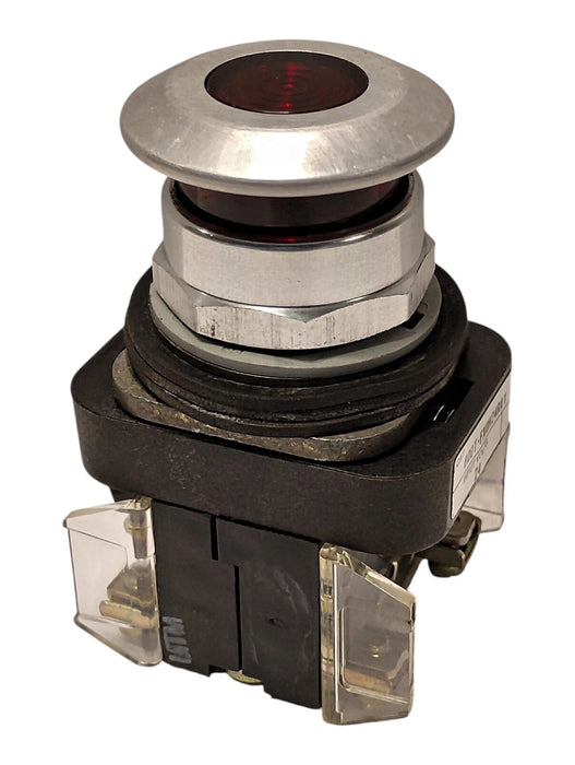 Allen-Bradley 800T-FXQH24RA1 Ser T 600 V AC/DC Push/Pull Illuminated Pushbutton