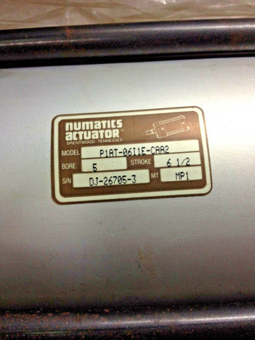 Numatics Actuator P1AT-06I1E-CAA2 Pneumatic Cylinder