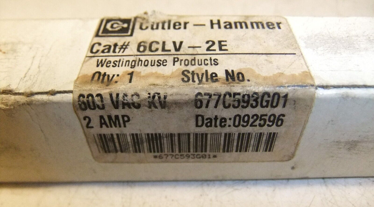 Eaton Cutler-Hammer Fuse 6CLV-2E