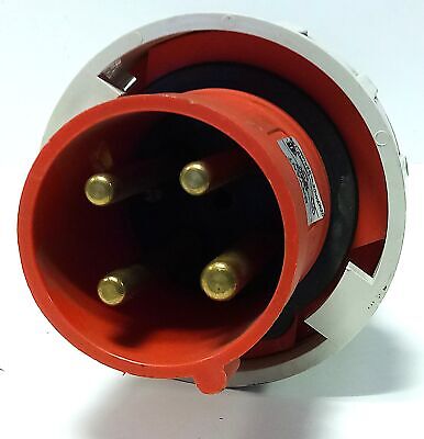 Bryant 460P7W 480 V AC 60 A 4 Wire Industrial Grade Male Locking Plug