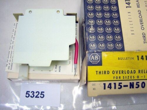 Allen-Bradley Third Overload Relay Kit Sz0-1 1415-N50