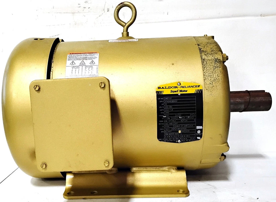 Baldor Reliance EM3711T 37H244S864G2 230/460 V AC 10 HP 3490 RPM Super-E Motor