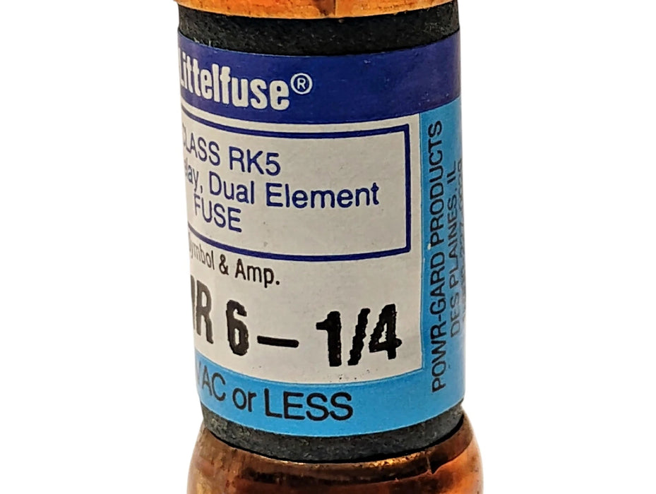 Littelfuse FLNR-6-1/4 250VAC/125VDC 6.25 A Current-Limiting Time-Delay Fuses