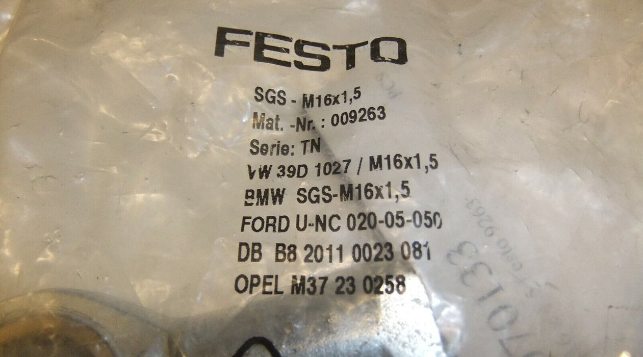 Festo Rod End Bearing Mounting Assembly SGS-M16X1,5